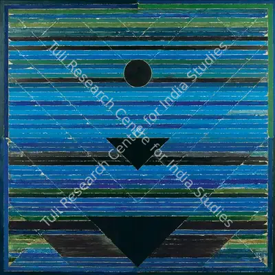 S.H. Raza (Artist), Jala Bindu, 1998, Painting