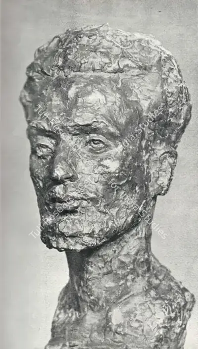 S. Dhanapal (Artist), George Rave, 1954, Sculpture