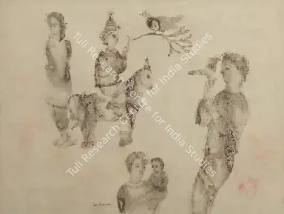 Sakti Burman (Artist), Untitled, Painting