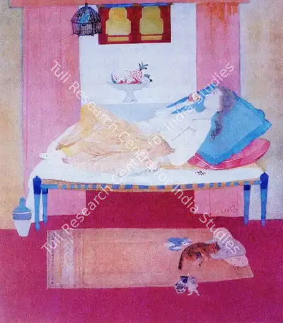 Abanindranath Tagore (Artist), Three Apples, Arabian Night Series, 1929, Painting