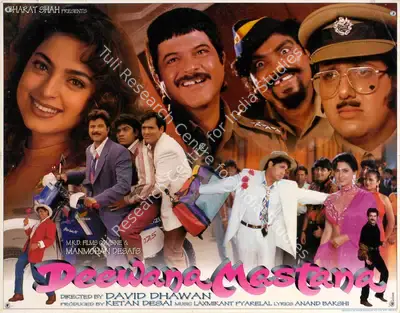 Rajan Kinagi (Cinematographer), Deewana Mastana, 1997, Lobby Card