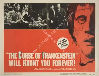 Jack Asher (Cinematographer), The Curse of Frankenstein, 1957, Lobby Card