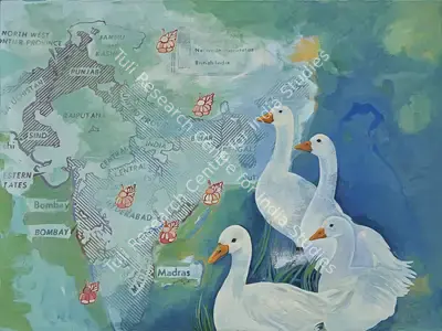 Arunanshu Chowdhury (Artist), Passage To Mansarovar, 2016, Painting