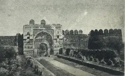 Unknown (Photographer), Sher Shah's Gate, 1550, Contemporary Photograph