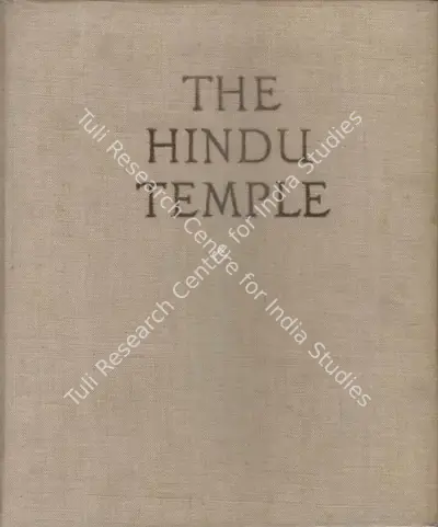 Stella Kramrisch (Author), The Hindu Temple, 1946, Authored Book