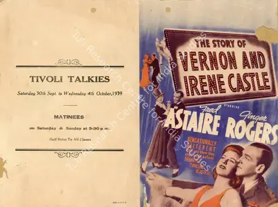 H.C. Potter (Director), The Story of Vernon and Irene Castle, 1939, Handbill