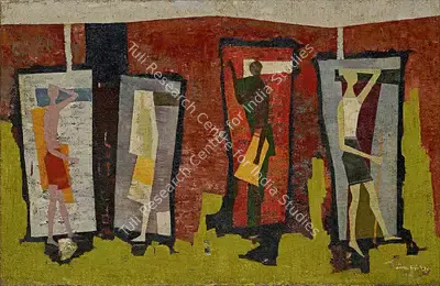 Shanti Dave (Artist), Untitled, 1950, Painting