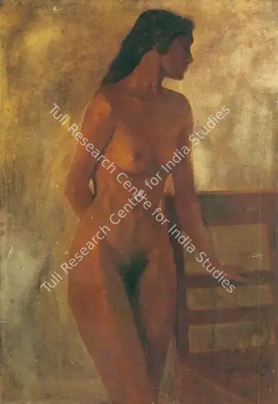 Satish Sinha (Artist), Nude, Painting