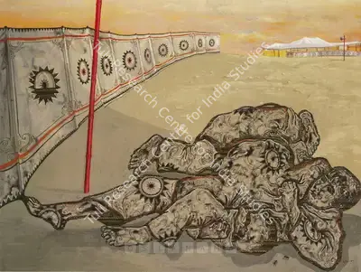 Jagannath Panda (Artist), Festival Fatal, 2005, Painting