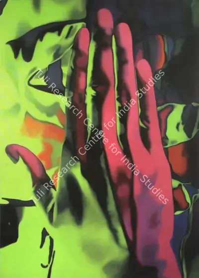 T.V. Santhosh (Artist), Hundred Square Feet of Curses, 2005, Painting