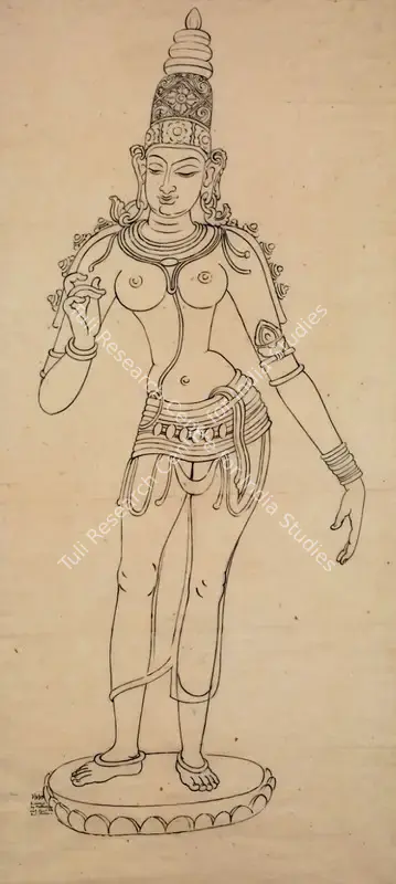 Nandalal Bose (Artist), Untitled, 1943, Drawing
