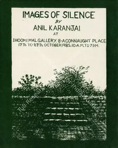 Anil Karanjai (Artist), Images of Silence by Anil Karanjai, 1985, Solo Exhibition Catalogue