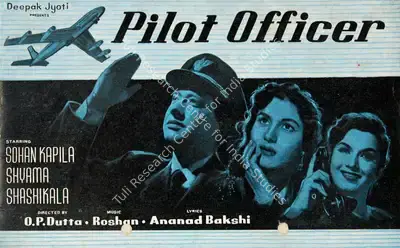 O.P. Datta (Producer), Pilot Officer, 1963, Song-Synopsis Booklet