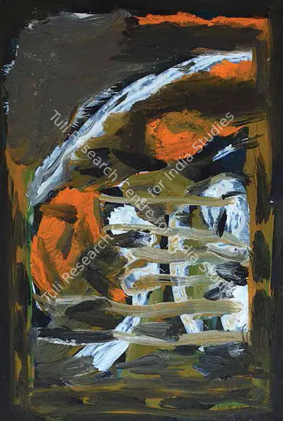 S.H. Raza (Artist), Untitled, 1970, Painting