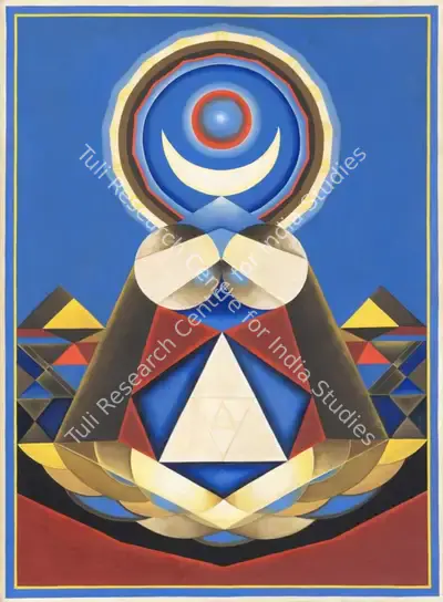 Santosh, G.R. (Artist). Untitled, 1990 | Painting, Sa.Mum/02.04.25, 2025 · Saffronart