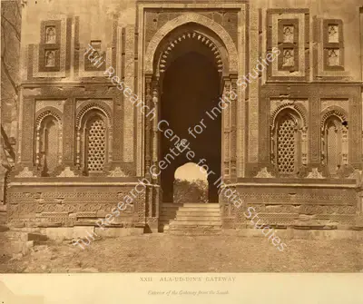 Charles Shepherd (Photographer), Ala-ud-din's Gateway - Exterior of the Gateway from the South, Antiquarian Photograph