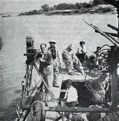 Unknown (Photographer), Renoir during the shooting of The River (1951), Contemporary Photograph