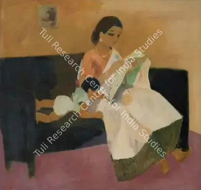 N.S. Bendre (Artist), Untitled, 1955, Painting