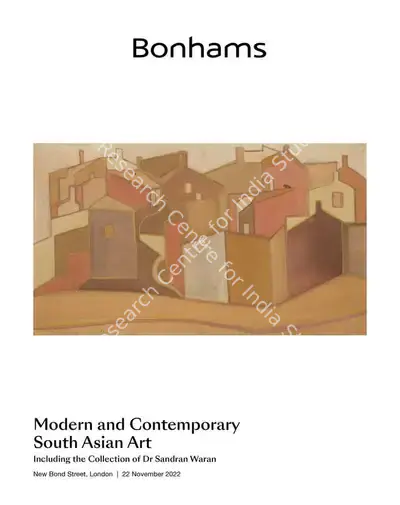 Bonhams (Auction House), Modern and Contemporary South Asian Art, 2022, Auction Catalogue