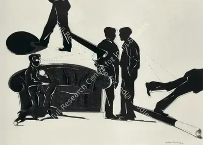Sumedh Rajendran (Artist), Down Stair Room, 2012, Painting