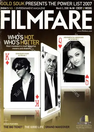 Jitesh Pillaai (Editor), Filmfare, 2008, Magazine