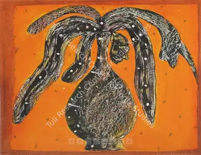 R.B. Bhaskaran (Artist), Still Life, Painting
