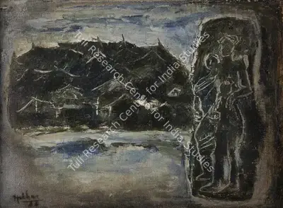 K.K. Hebbar (Artist), Untitled, 1966, Painting
