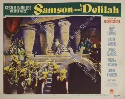Cecil B. DeMille (Director), Samson and Delilah, 1949, Lobby card