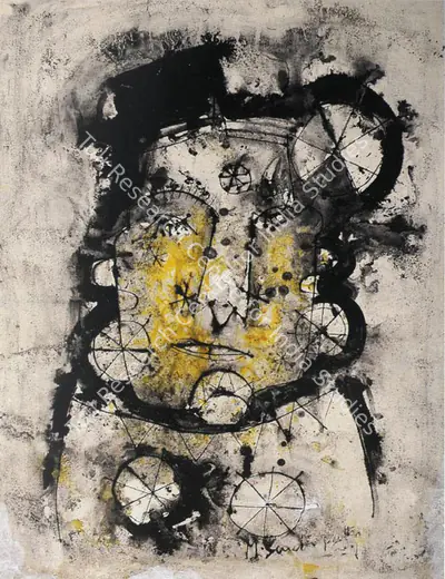M. Senathipathi (Artist), Head, Painting