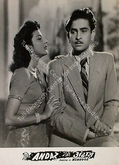Faredoon A. Irani (Cinematographer), Andaz, 1949, Lobby Card