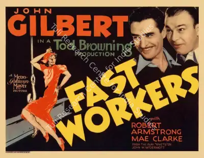 Browning, Tod (Producer), Fast Workers, 1933 | Lobby Card | CinemaEducation | 00795109