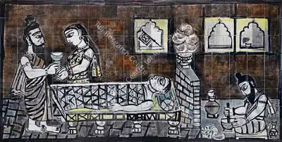 Badri Narayan (Artist), Untitled, 1961, Painting