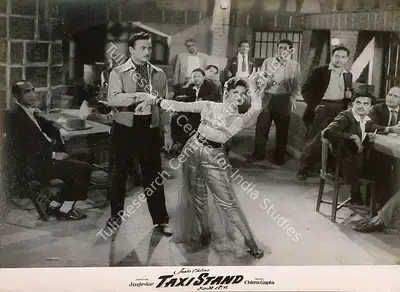 Gajanan Jagirdar (Director), Taxi Stand, 1958, Lobby Card