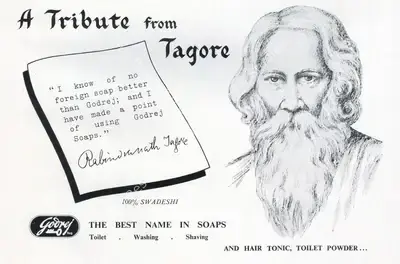 Godrej (Advertiser), A Tribute from Tagore, 1961, Advertisement