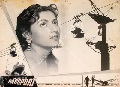 Pramod Chakravorty (Producer), Passport, 1961, Lobby Card