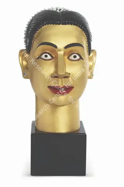 Ravinder Reddy (Artist), Untitled (Head), Sculpture
