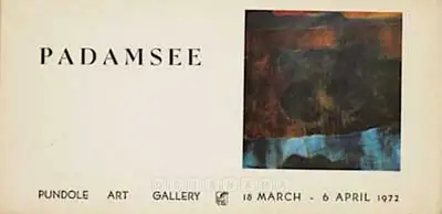 Akbar Padamsee (Artist), Metascapes, 1972, Solo Exhibition Invitation