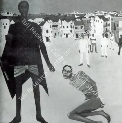 G.M. Sheikh (Artist), Man II, 1974, Painting