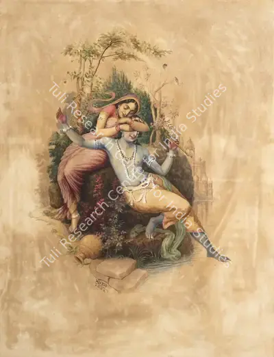 Sital Chandra Bandyopadhyay (Artist), Untitled, 1932, Painting