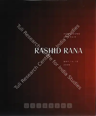 Rashid Rana (Artist), Rashid Rana, 2008, Solo Exhibition Catalogue