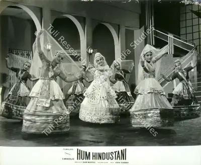 S. Mukerjee (Producer), Hum Hindustani, 1960, Lobby Card