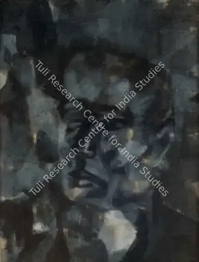Akbar Padamsee (Artist), Untitled (Head), 1962, Painting