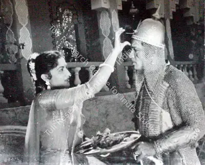 Gauri Shanker Goel (Producer), Amarsingh Rathaur, 1957, Photographic Still