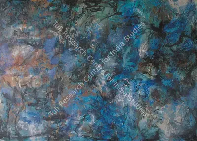 Jaideep Mehrotra (Artist), Kind of Blue, 1997, Painting