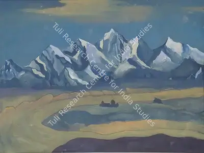 Roerich, Nicholas (Artist). Untitled (Amid The Himalayas). Tempera on paper, c.1945 | Painting  | 00879838
