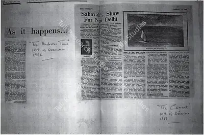 As it happens..., 1966, Newspaper Clipping