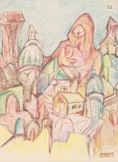 S.K. Bakre (Artist), Untitled, Painting