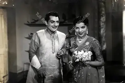 Hem Chunder (Director), Teen Bhai, 1955, Photographic Still