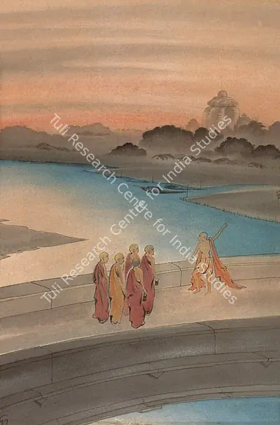 Gaganendranath Tagore (Artist), Chaitanya Series, 1913, Painting