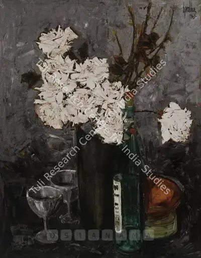 B. Prabha (Artist), Still Life, 1965, Painting